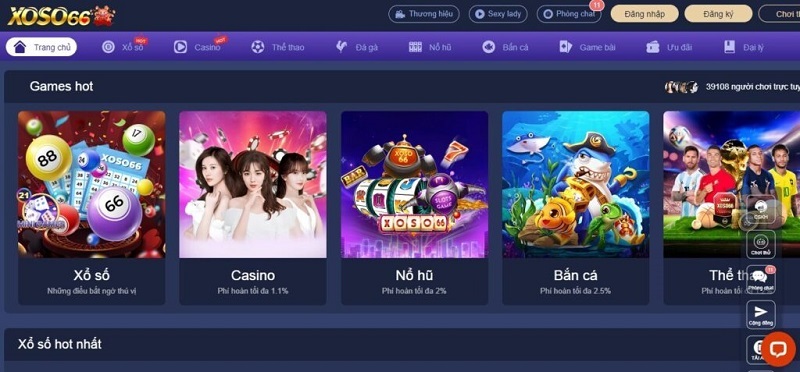 Casino Online Soxo66 – Sảnh Chơi Hot Thu Hút Đông Đảo Cược Thủ 1 Casino online Soxo66 là sảnh chơi thu hút sự quan tâm của nhiều người